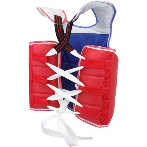 AAMA Olympic Style Reversible Taekwondo Chest Guard Sz #1 Protective Equipment - Picture 2 of 10